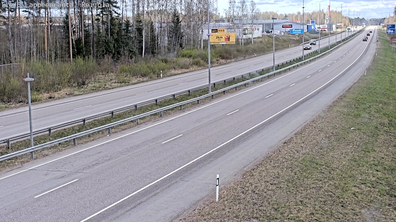 Kelikamerat Kuva Tie 6 Lappeenranta, Reijola, Lappeenranta, Etelä-Karjala