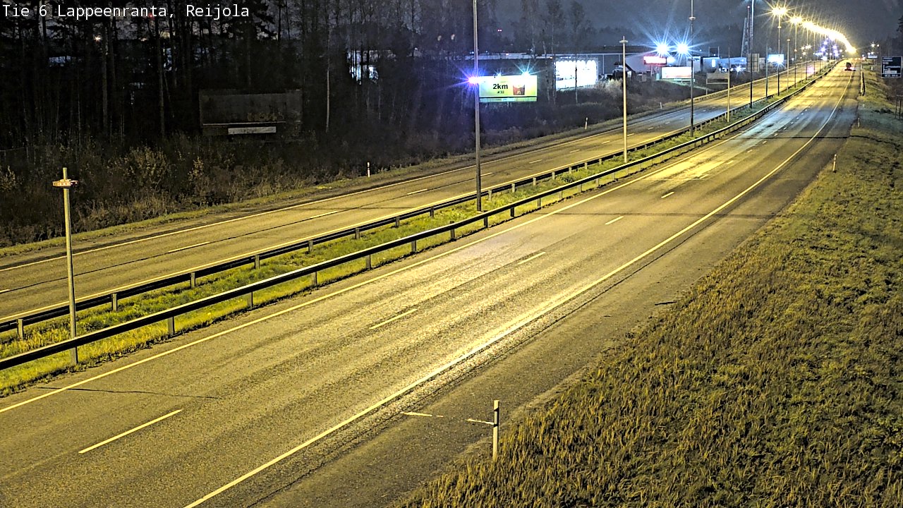 Weather Camera Image Väg 6 Villmanstrand, Reijola, Lappeenranta, Etelä-Karjala