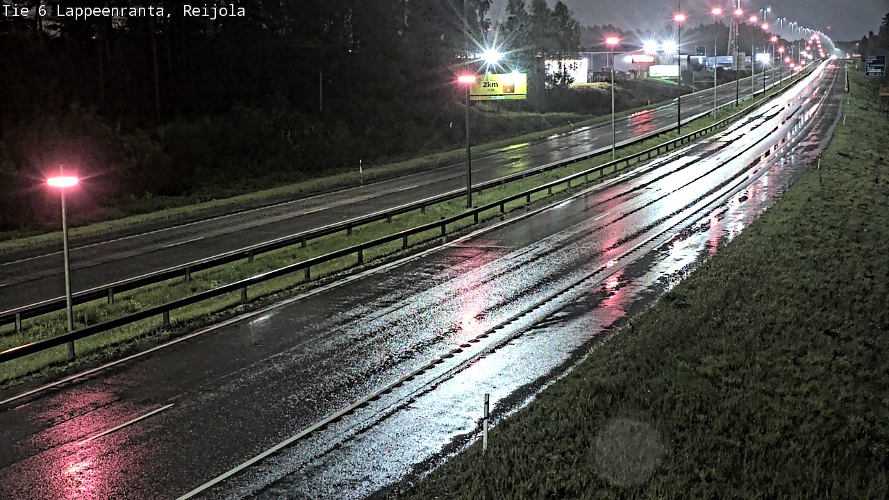 Weather Camera Image Road 6 Lappeenranta, Reijola, Lappeenranta, Etelä-Karjala