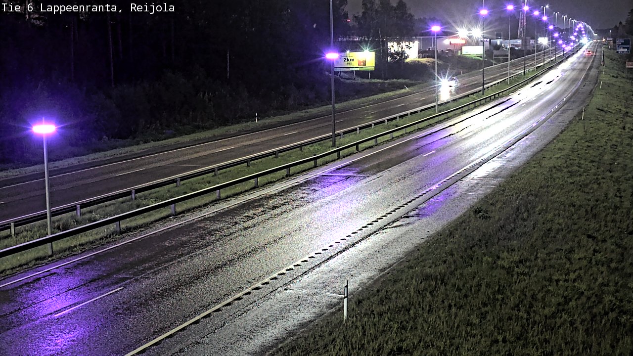 Weather Camera Image Road 6 Lappeenranta, Reijola, Lappeenranta, Etelä-Karjala
