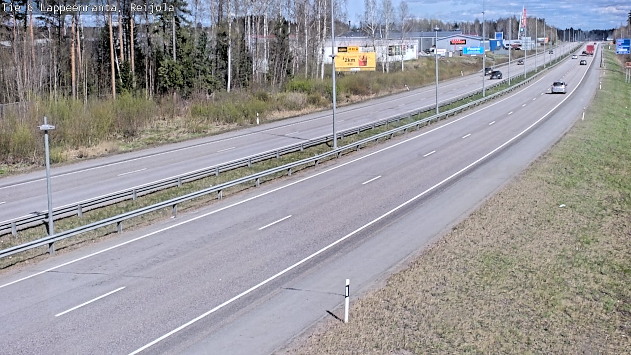 Kelikamerat Kuva Tie 6 Lappeenranta, Reijola, Lappeenranta, Etelä-Karjala