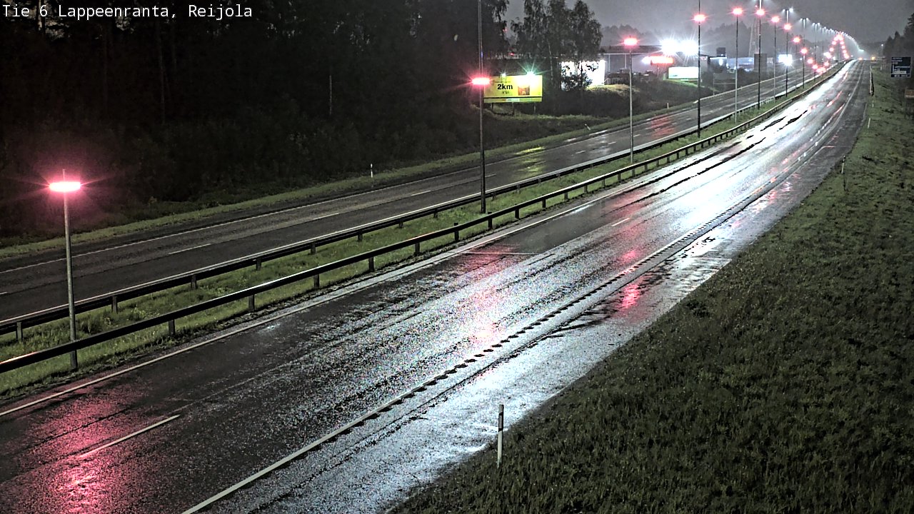 Weather Camera Image Road 6 Lappeenranta, Reijola, Lappeenranta, Etelä-Karjala