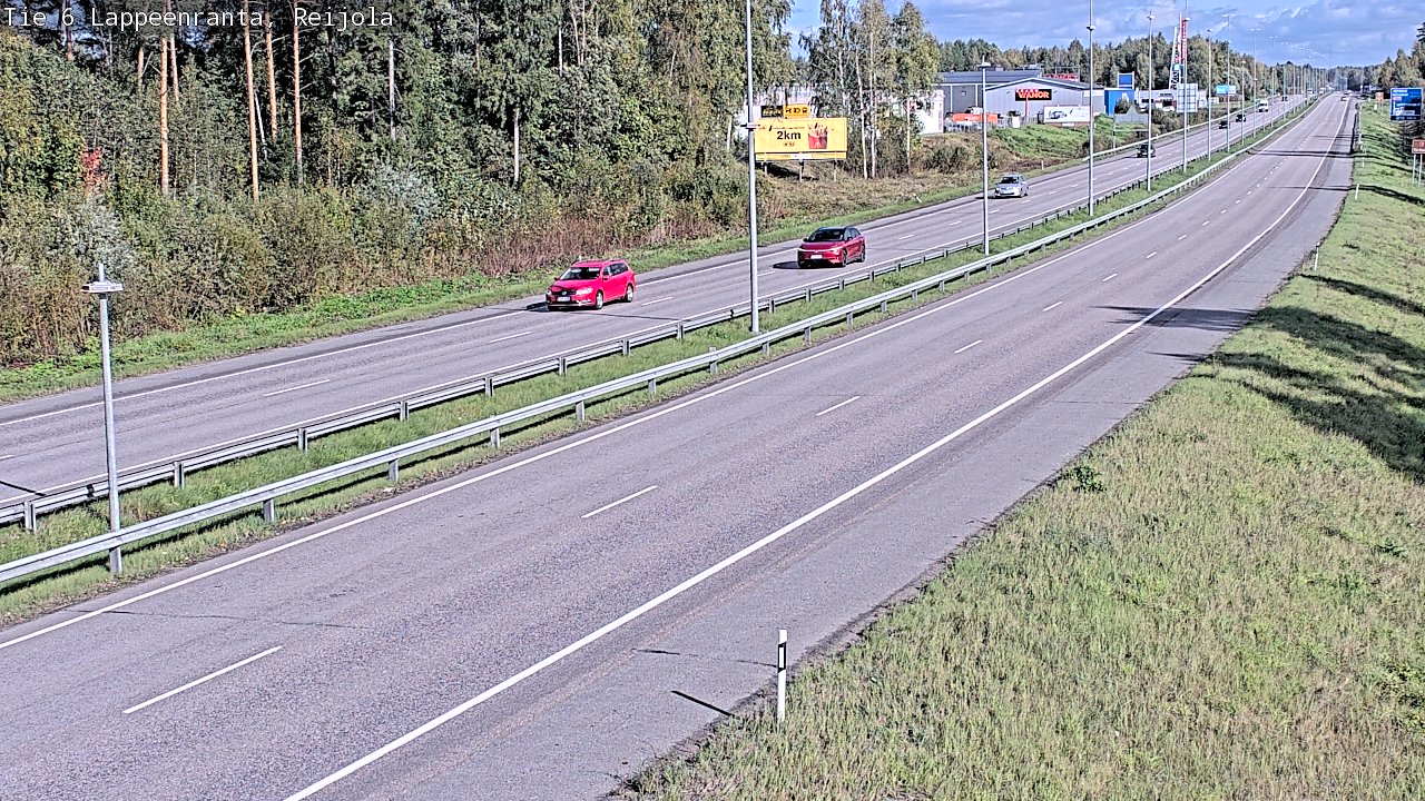 Kelikamerat Kuva Tie 6 Lappeenranta, Reijola, Lappeenranta, Etelä-Karjala