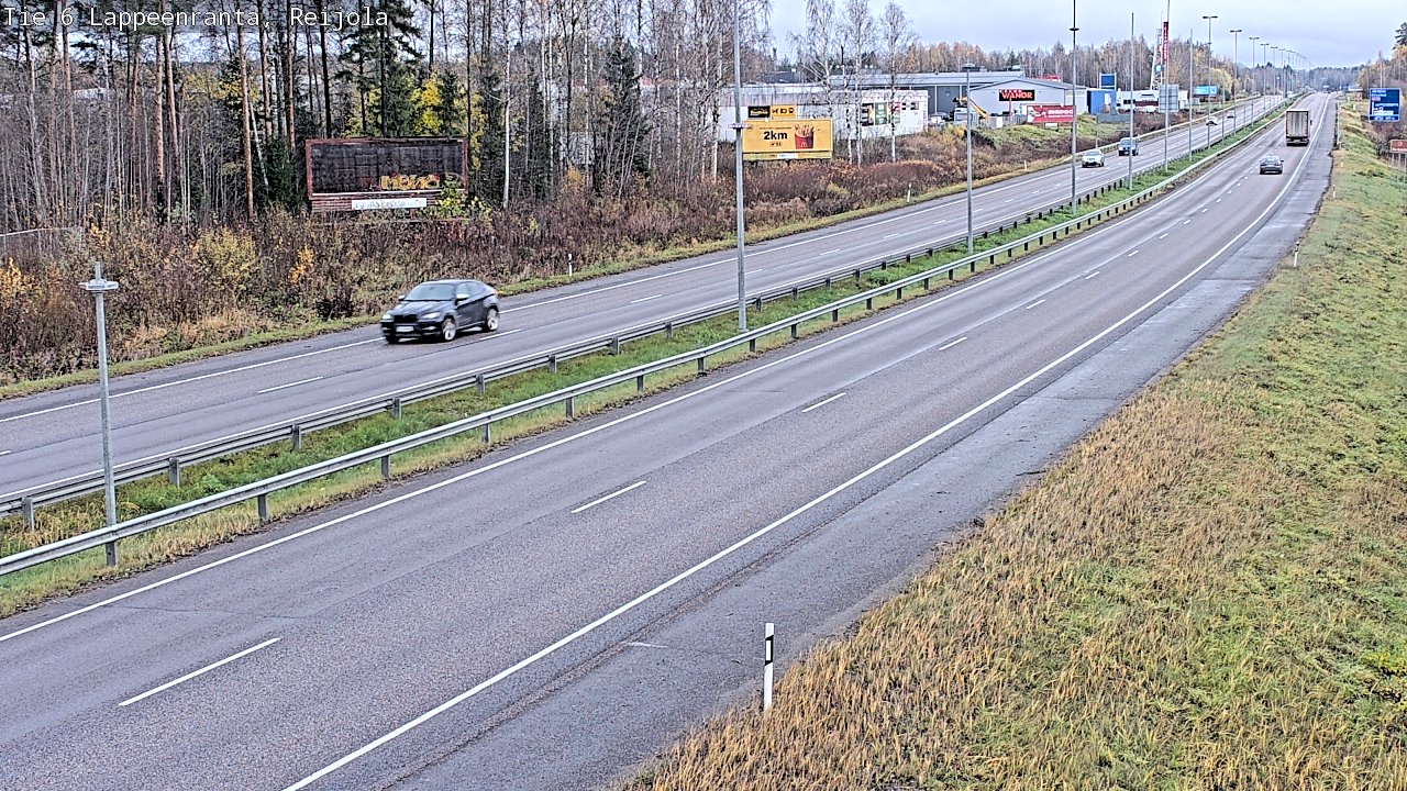 Kelikamerat Kuva Tie 6 Lappeenranta, Reijola, Lappeenranta, Etelä-Karjala