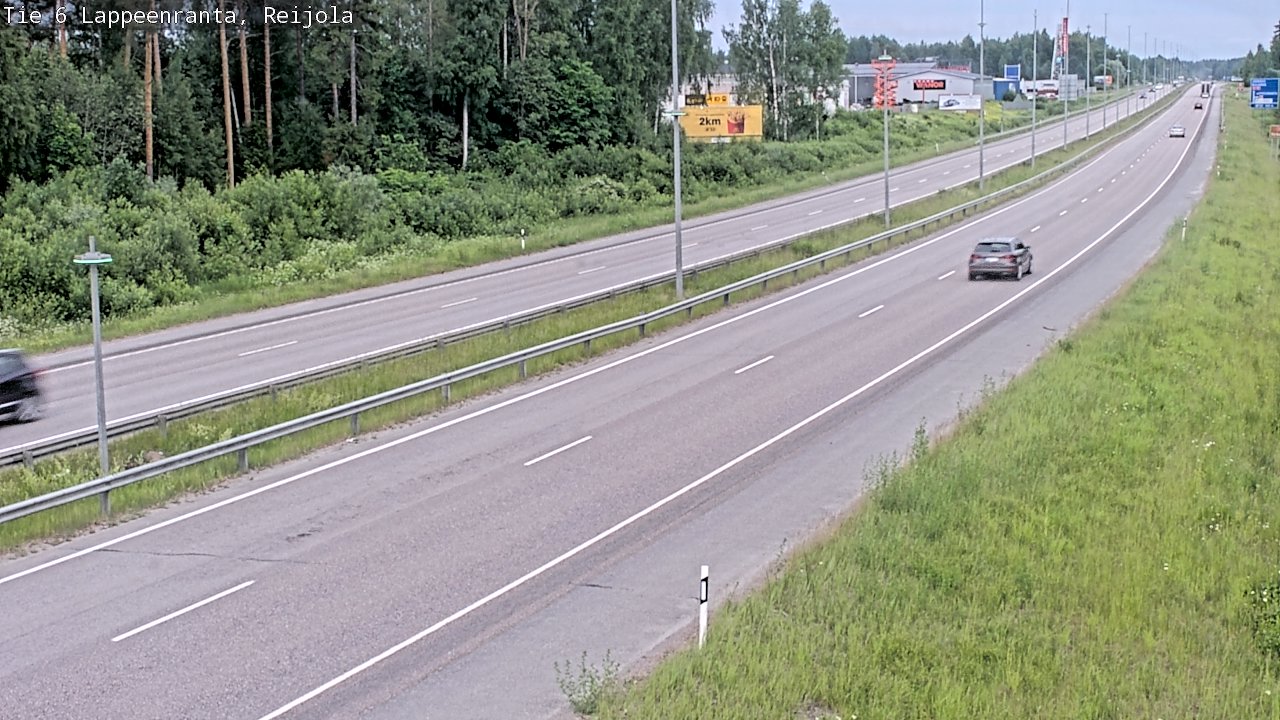 Kelikamerat Kuva Tie 6 Lappeenranta, Reijola, Lappeenranta, Etelä-Karjala