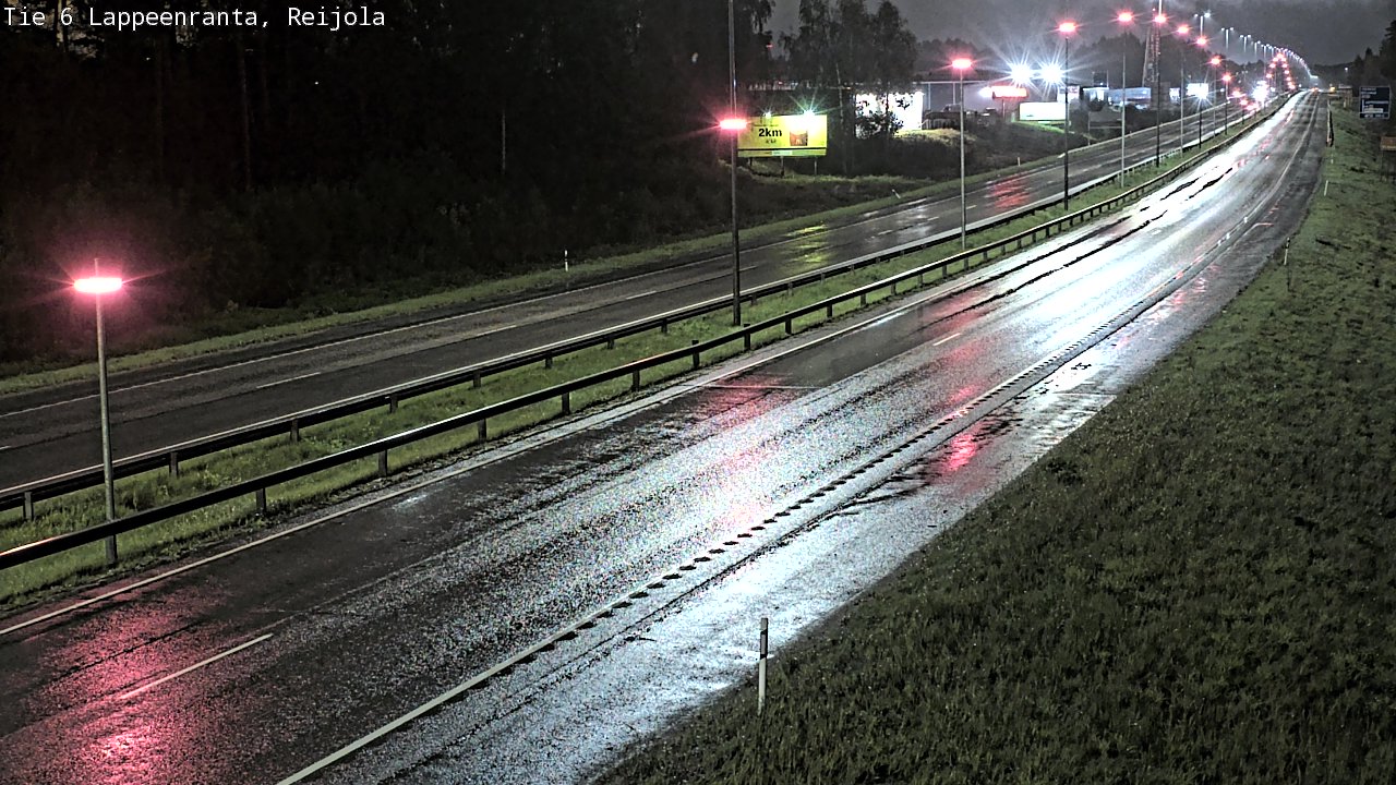 Weather Camera Image Road 6 Lappeenranta, Reijola, Lappeenranta, Etelä-Karjala