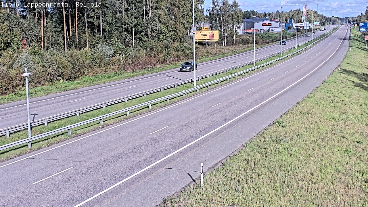 Kelikamerat Kuva Tie 6 Lappeenranta, Reijola, Lappeenranta, Etelä-Karjala