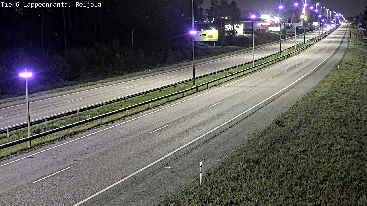 Weather Camera Image Road 6 Lappeenranta, Reijola, Lappeenranta, Etelä-Karjala