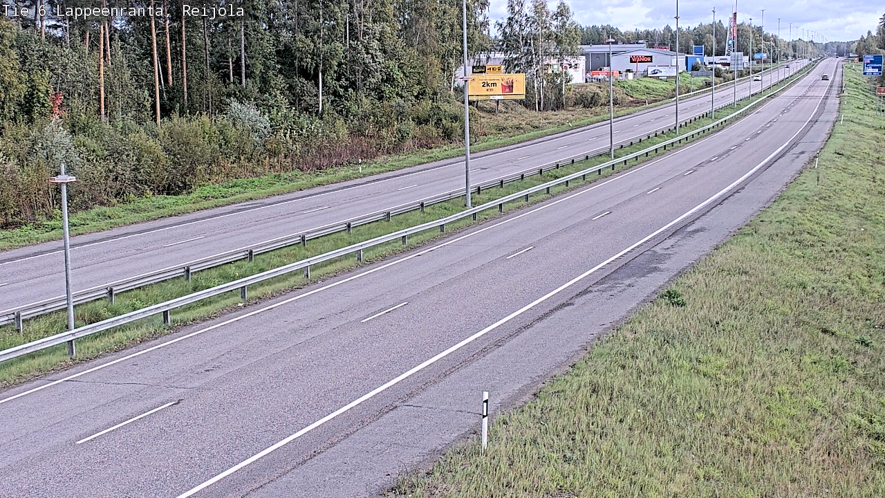Kelikamerat Kuva Tie 6 Lappeenranta, Reijola, Lappeenranta, Etelä-Karjala