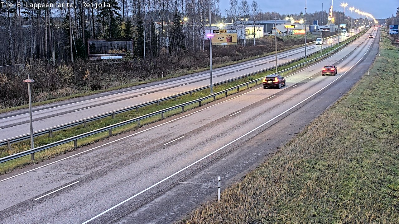 Kelikamerat Kuva Tie 6 Lappeenranta, Reijola, Lappeenranta, Etelä-Karjala