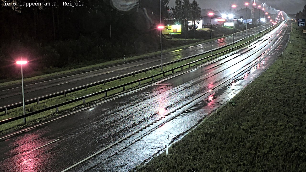 Weather Camera Image Road 6 Lappeenranta, Reijola, Lappeenranta, Etelä-Karjala