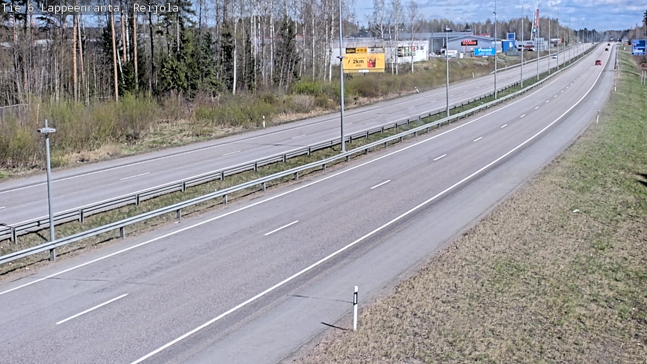 Kelikamerat Kuva Tie 6 Lappeenranta, Reijola, Lappeenranta, Etelä-Karjala