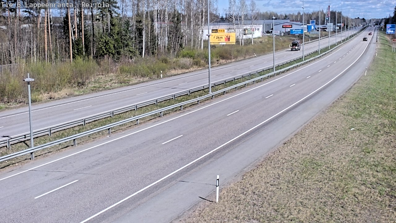 Kelikamerat Kuva Tie 6 Lappeenranta, Reijola, Lappeenranta, Etelä-Karjala