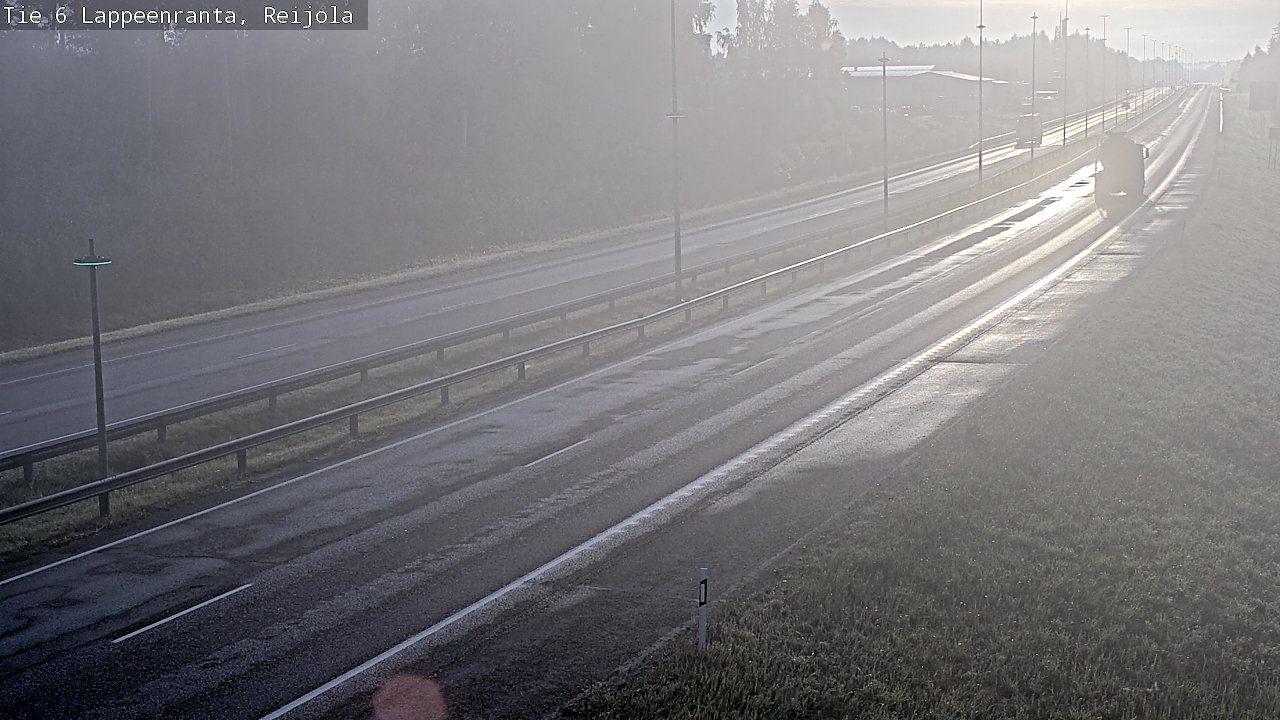 Weather Camera Image Road 6 Lappeenranta, Reijola, Lappeenranta, Etelä-Karjala