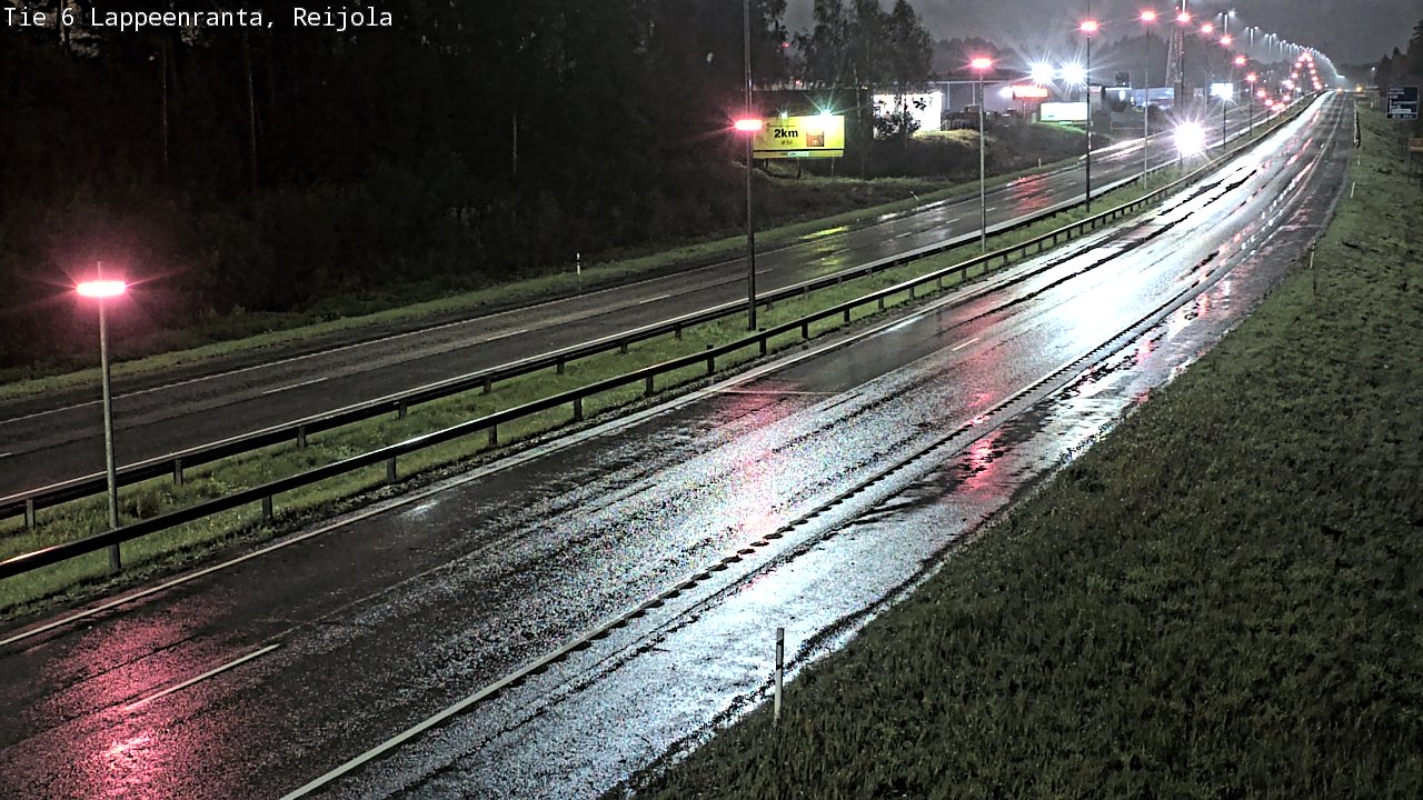 Weather Camera Image Road 6 Lappeenranta, Reijola, Lappeenranta, Etelä-Karjala