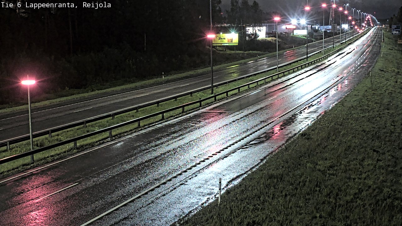 Weather Camera Image Road 6 Lappeenranta, Reijola, Lappeenranta, Etelä-Karjala