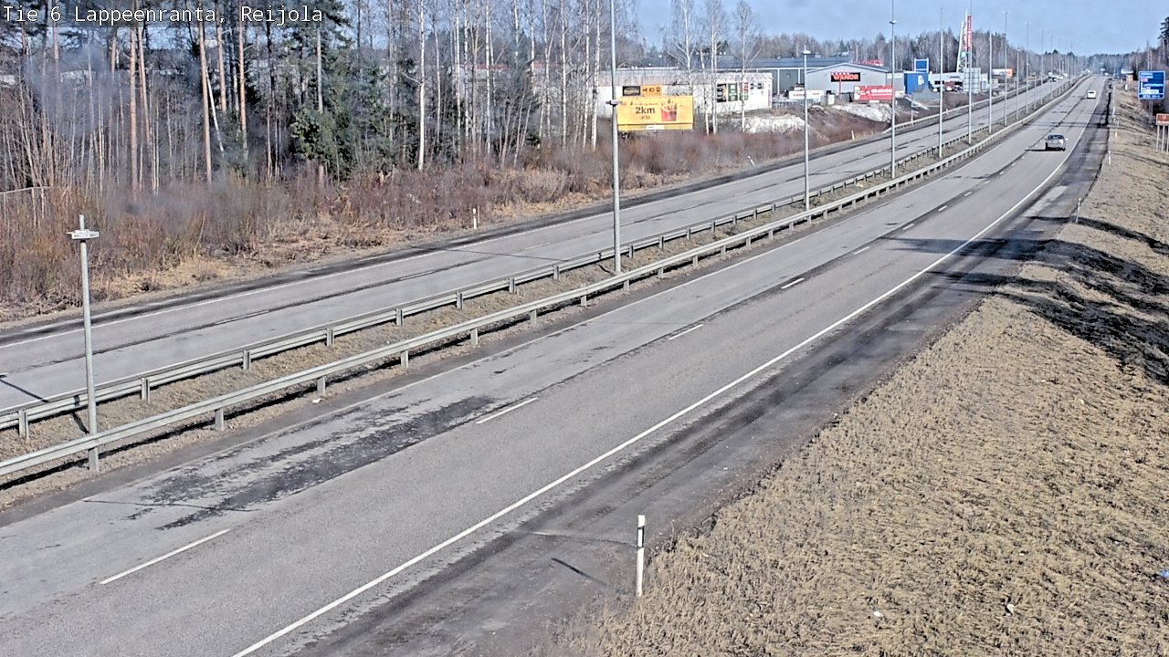 Kelikamerat Kuva Tie 6 Lappeenranta, Reijola, Lappeenranta, Etelä-Karjala