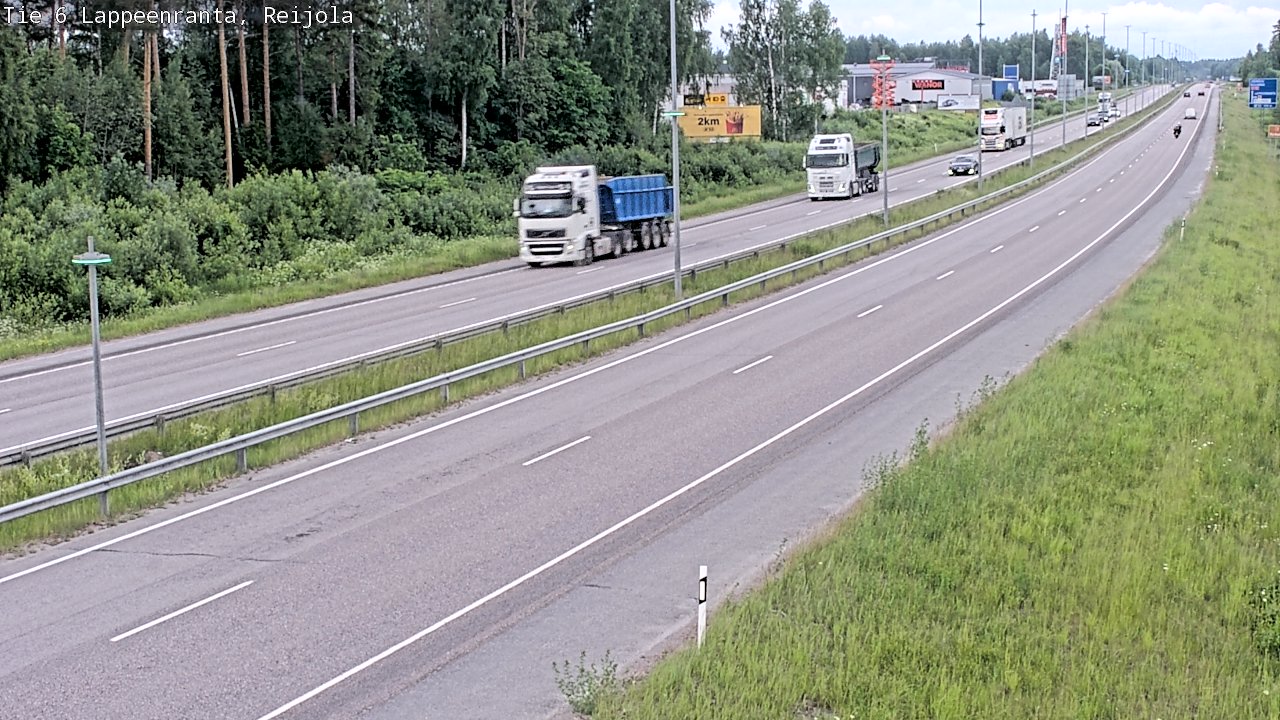 Kelikamerat Kuva Tie 6 Lappeenranta, Reijola, Lappeenranta, Etelä-Karjala