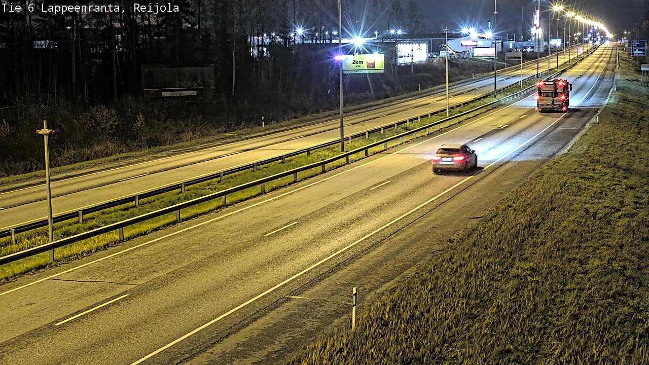 Weather Camera Image Väg 6 Villmanstrand, Reijola, Lappeenranta, Etelä-Karjala