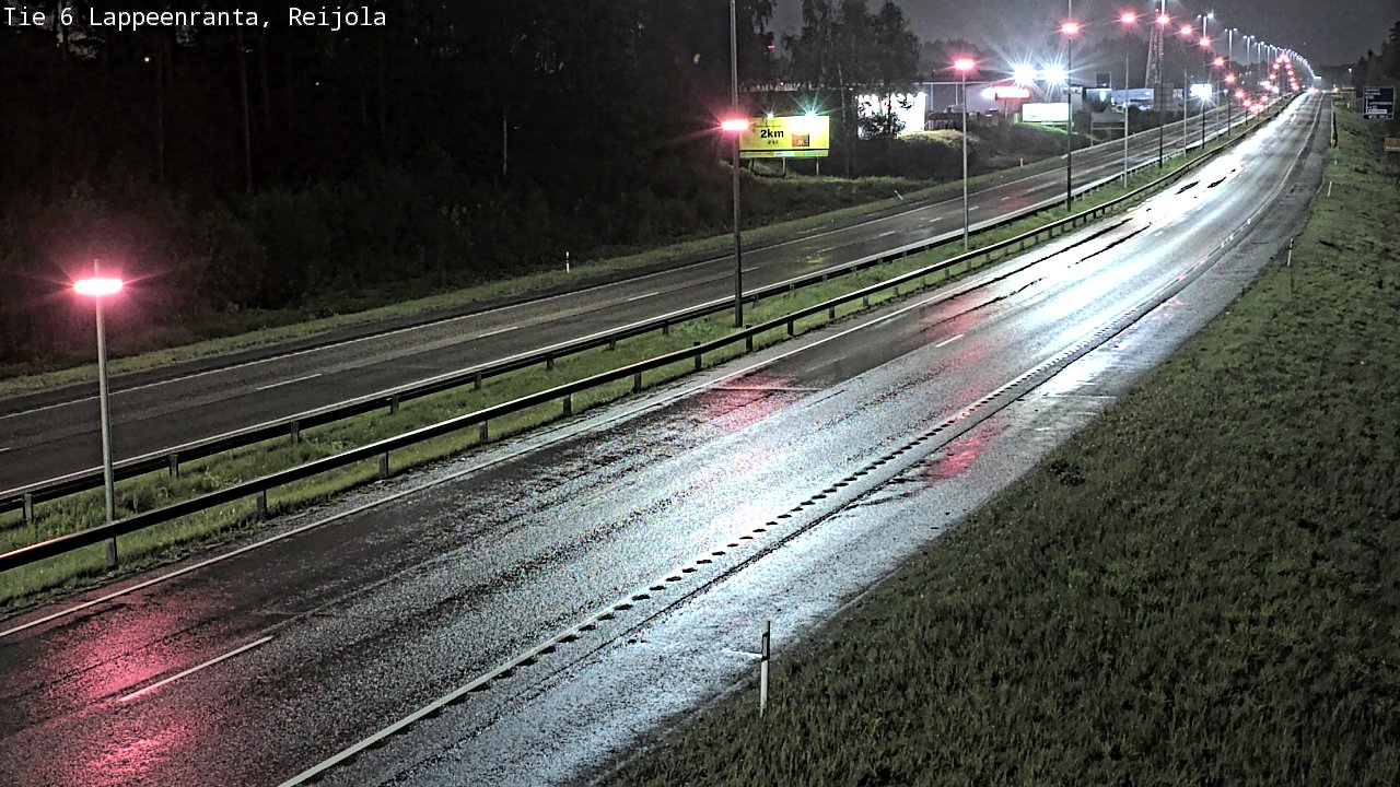 Weather Camera Image Road 6 Lappeenranta, Reijola, Lappeenranta, Etelä-Karjala