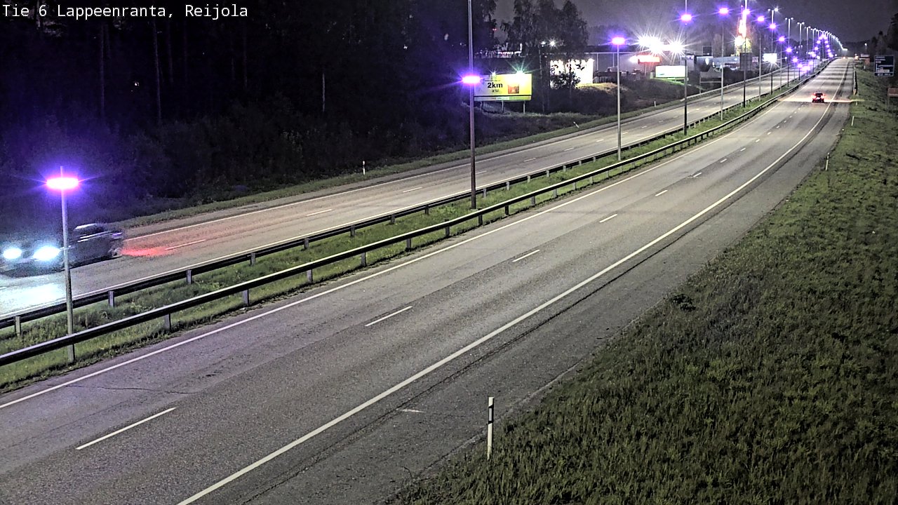 Weather Camera Image Road 6 Lappeenranta, Reijola, Lappeenranta, Etelä-Karjala