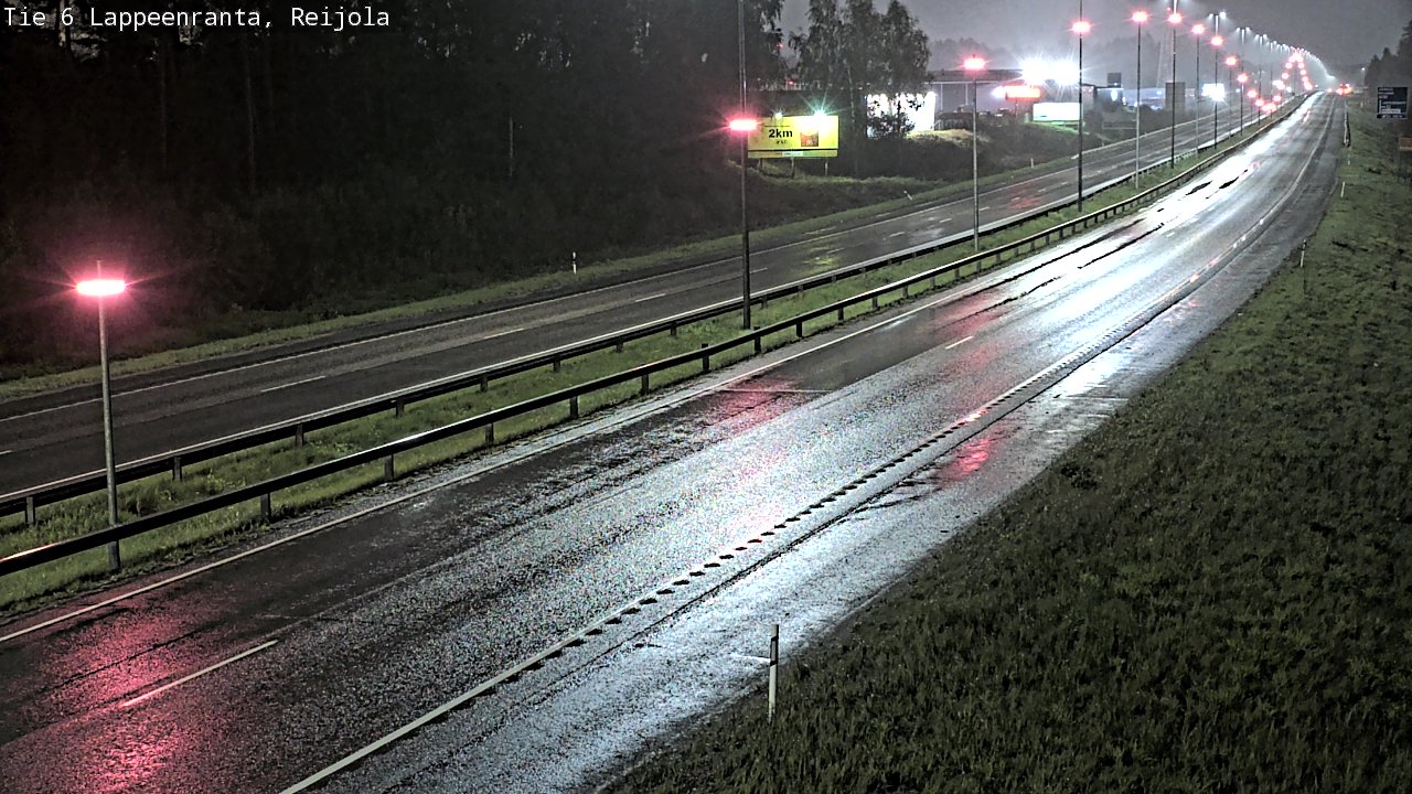 Weather Camera Image Road 6 Lappeenranta, Reijola, Lappeenranta, Etelä-Karjala