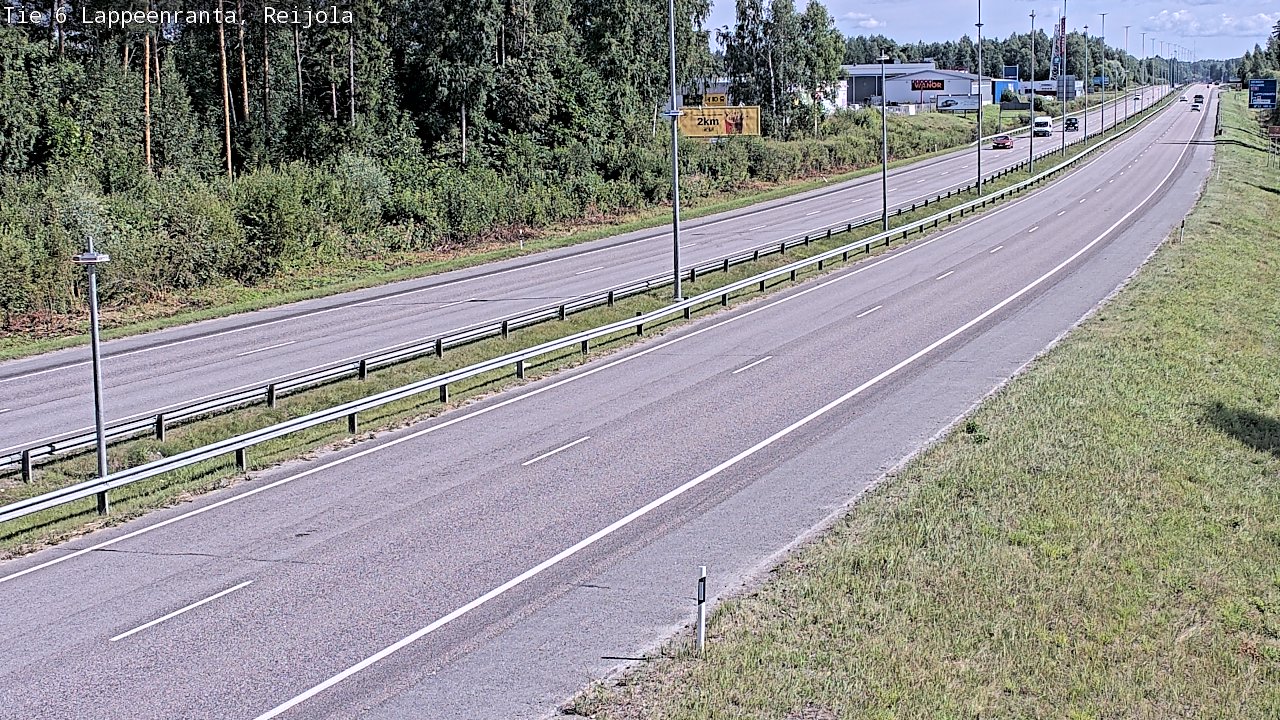 Kelikamerat Kuva Tie 6 Lappeenranta, Reijola, Lappeenranta, Etelä-Karjala