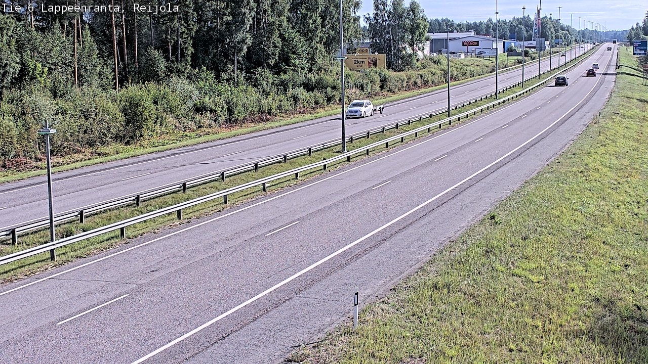 Weather Camera Image Road 6 Lappeenranta, Reijola, Lappeenranta, Etelä-Karjala