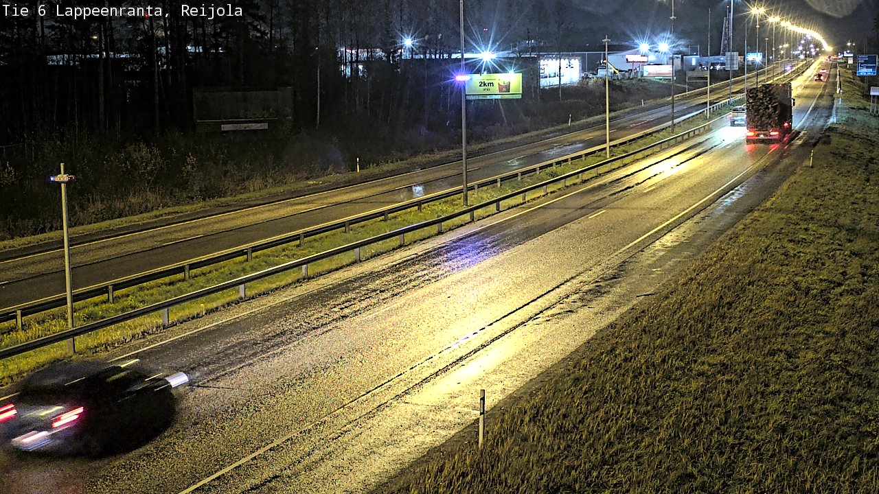 Weather Camera Image Väg 6 Villmanstrand, Reijola, Lappeenranta, Etelä-Karjala