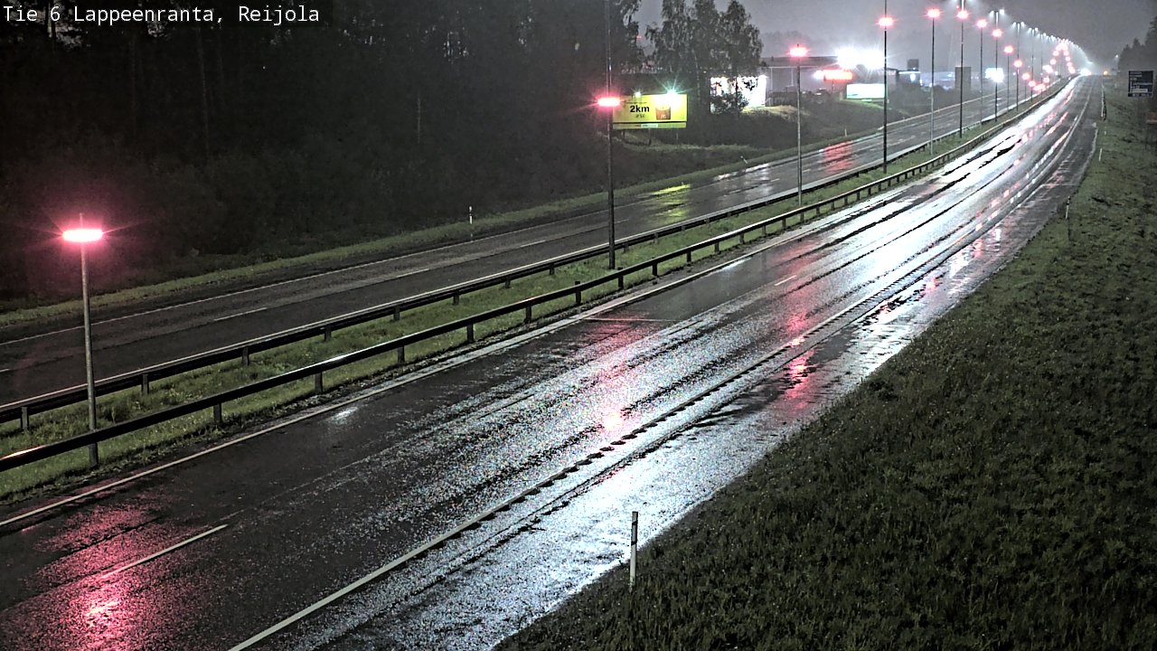 Weather Camera Image Road 6 Lappeenranta, Reijola, Lappeenranta, Etelä-Karjala