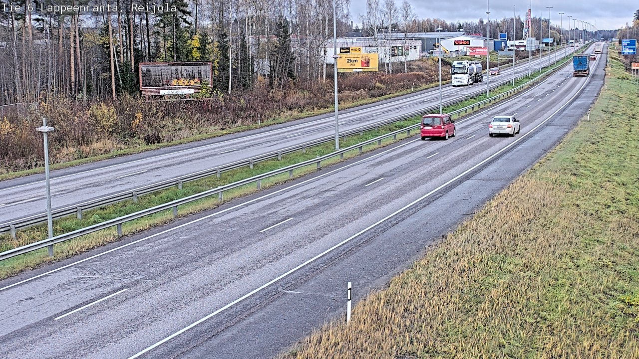 Kelikamerat Kuva Tie 6 Lappeenranta, Reijola, Lappeenranta, Etelä-Karjala