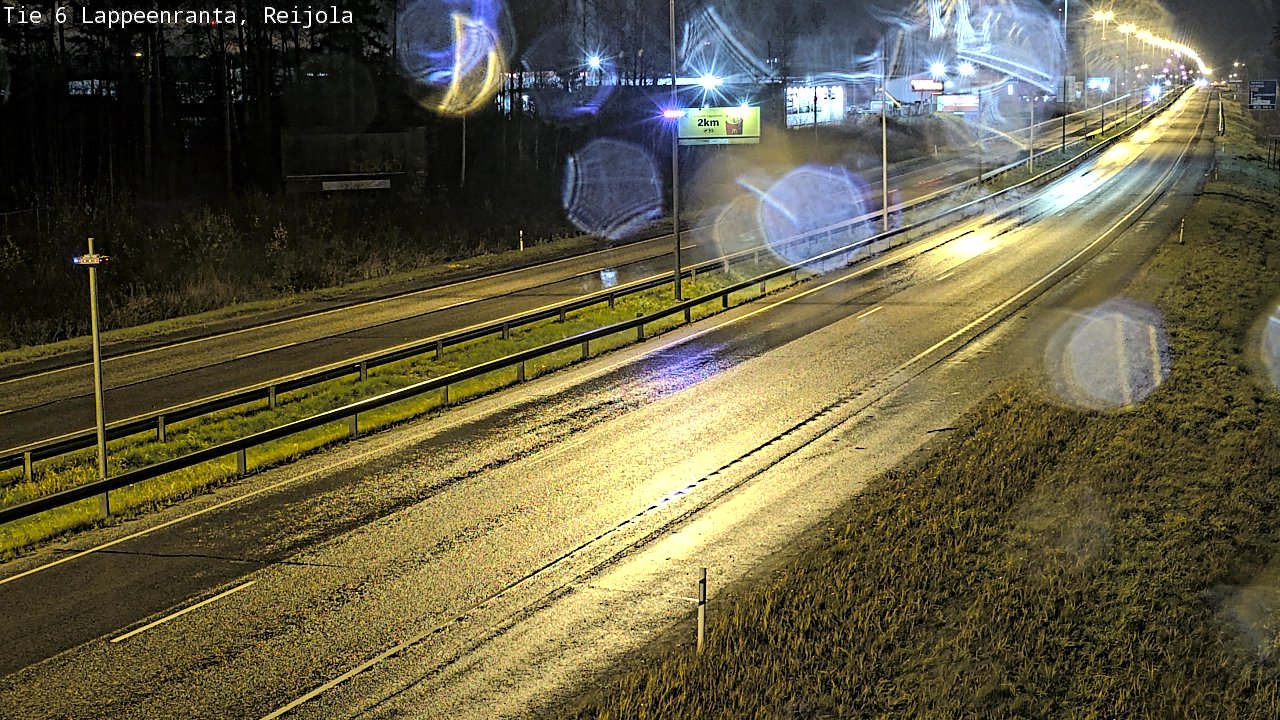 Weather Camera Image Väg 6 Villmanstrand, Reijola, Lappeenranta, Etelä-Karjala