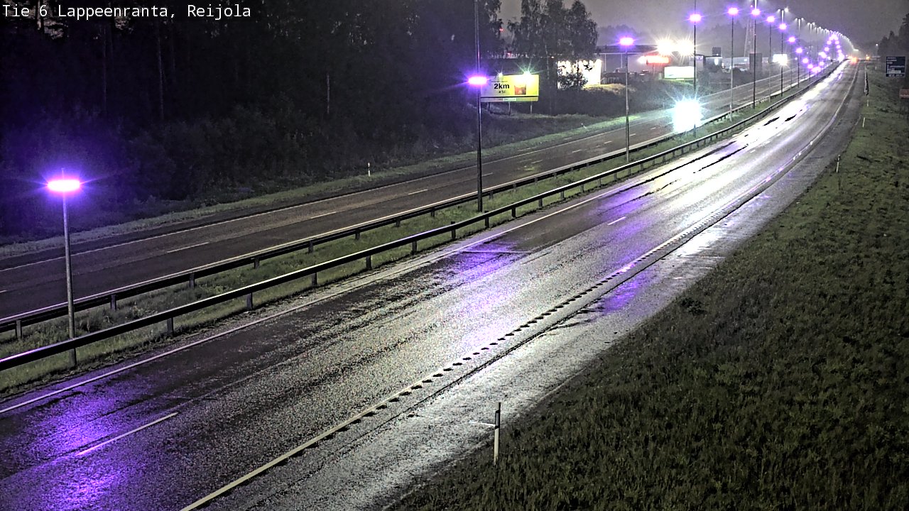 Weather Camera Image Road 6 Lappeenranta, Reijola, Lappeenranta, Etelä-Karjala