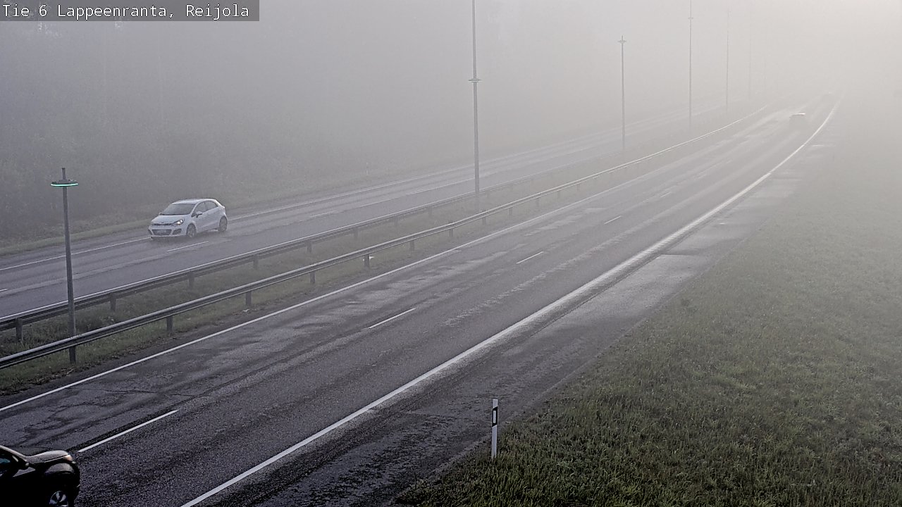 Weather Camera Image Road 6 Lappeenranta, Reijola, Lappeenranta, Etelä-Karjala