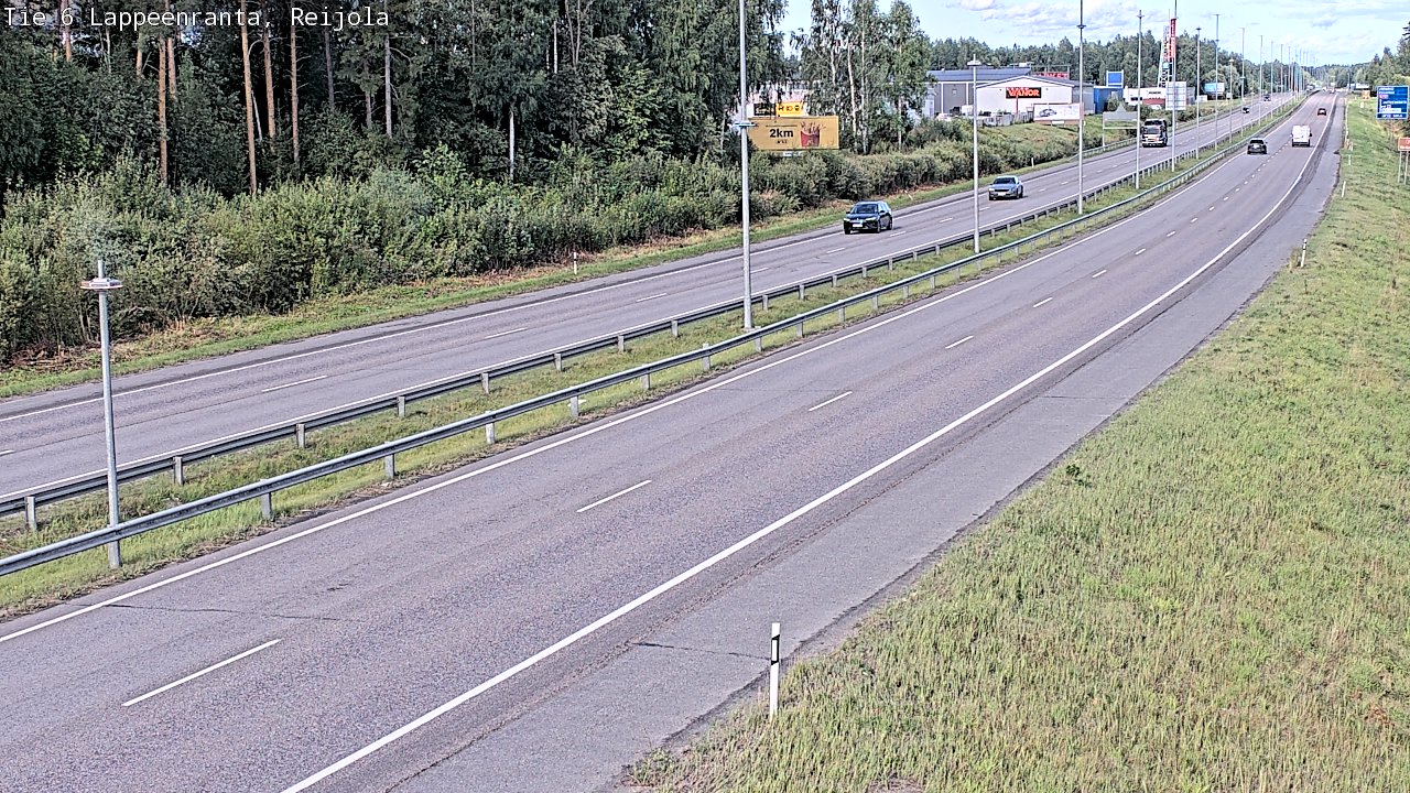 Kelikamerat Kuva Tie 6 Lappeenranta, Reijola, Lappeenranta, Etelä-Karjala