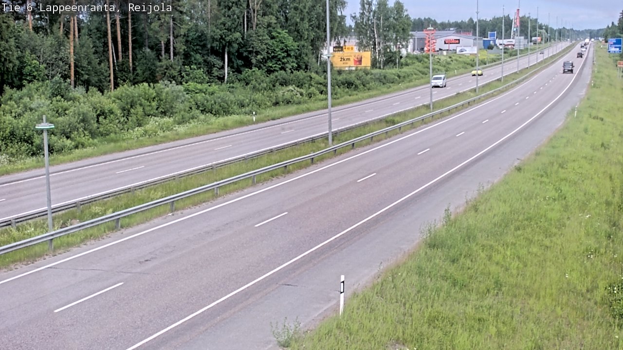 Kelikamerat Kuva Tie 6 Lappeenranta, Reijola, Lappeenranta, Etelä-Karjala