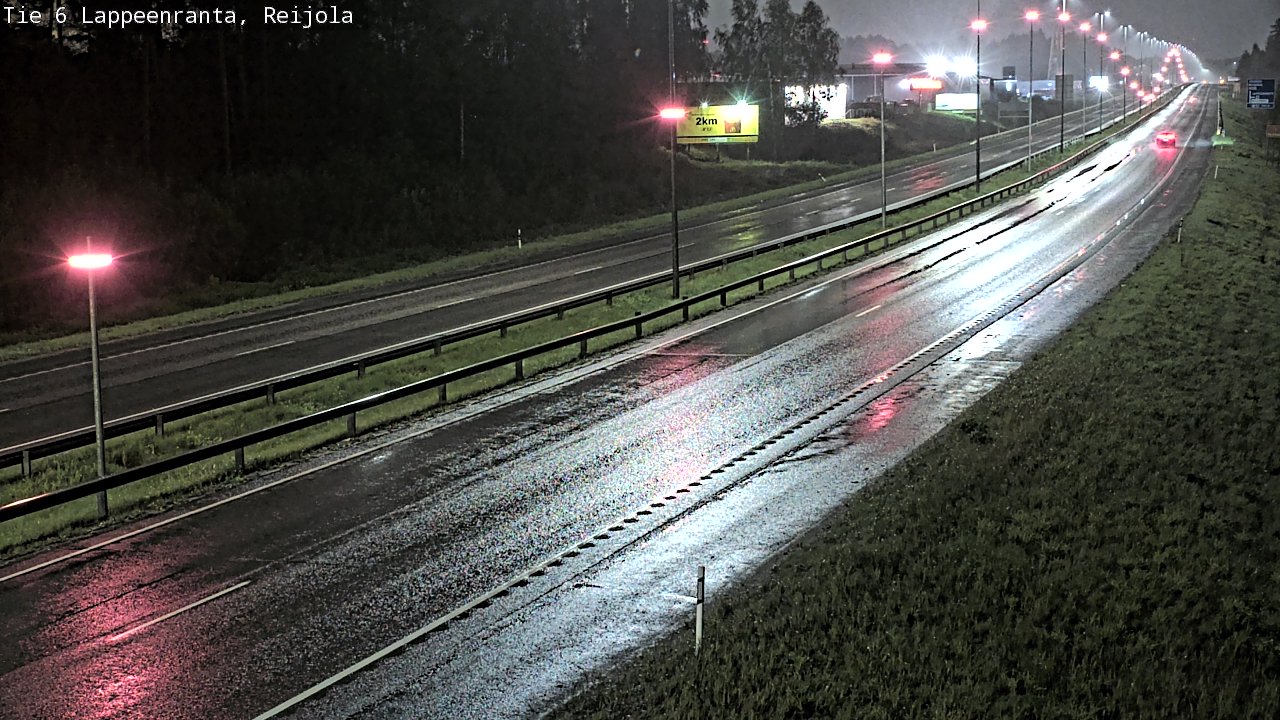 Weather Camera Image Road 6 Lappeenranta, Reijola, Lappeenranta, Etelä-Karjala
