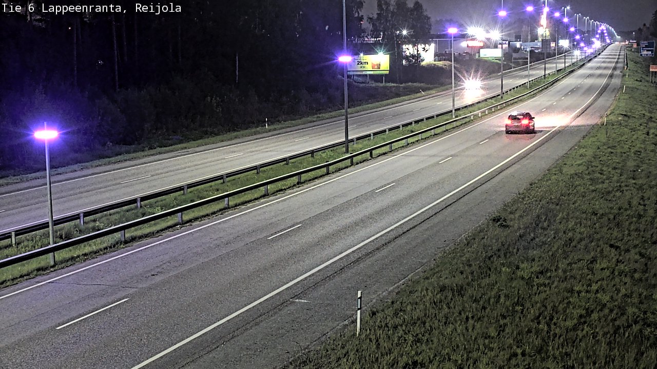 Weather Camera Image Road 6 Lappeenranta, Reijola, Lappeenranta, Etelä-Karjala