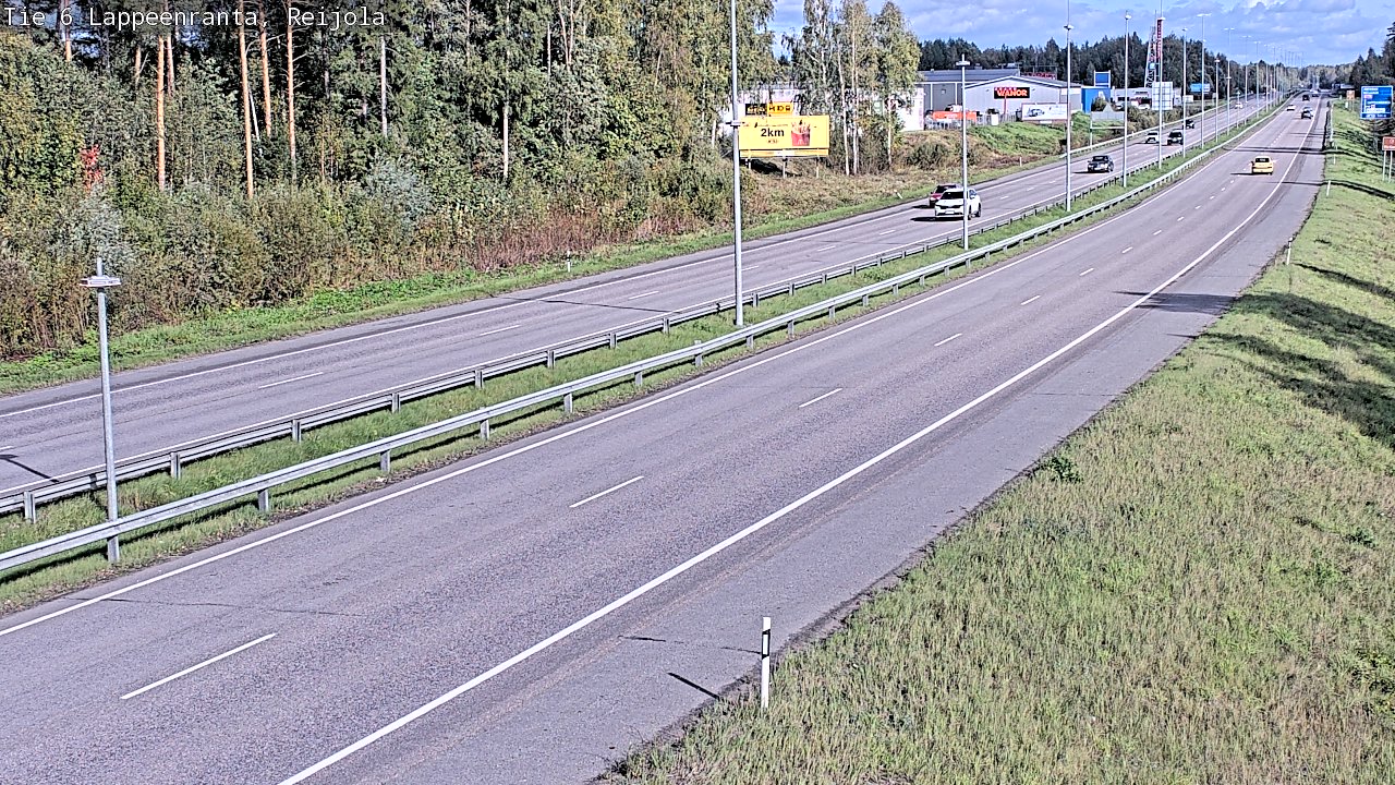 Kelikamerat Kuva Tie 6 Lappeenranta, Reijola, Lappeenranta, Etelä-Karjala