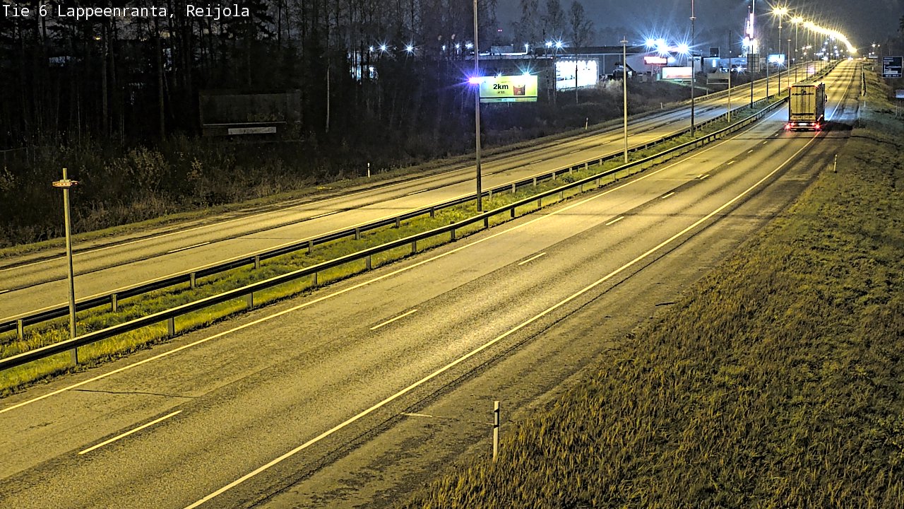 Weather Camera Image Väg 6 Villmanstrand, Reijola, Lappeenranta, Etelä-Karjala