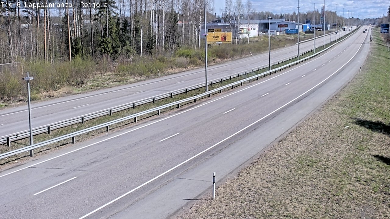 Kelikamerat Kuva Tie 6 Lappeenranta, Reijola, Lappeenranta, Etelä-Karjala