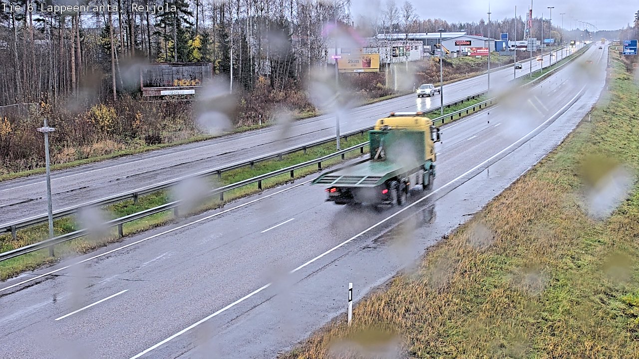 Weather Camera Image Road 6 Lappeenranta, Reijola, Lappeenranta, Etelä-Karjala
