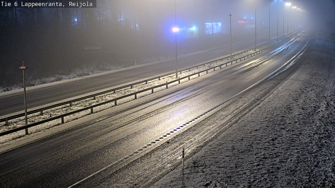Weather Camera Image Väg 6 Villmanstrand, Reijola, Lappeenranta, Etelä-Karjala