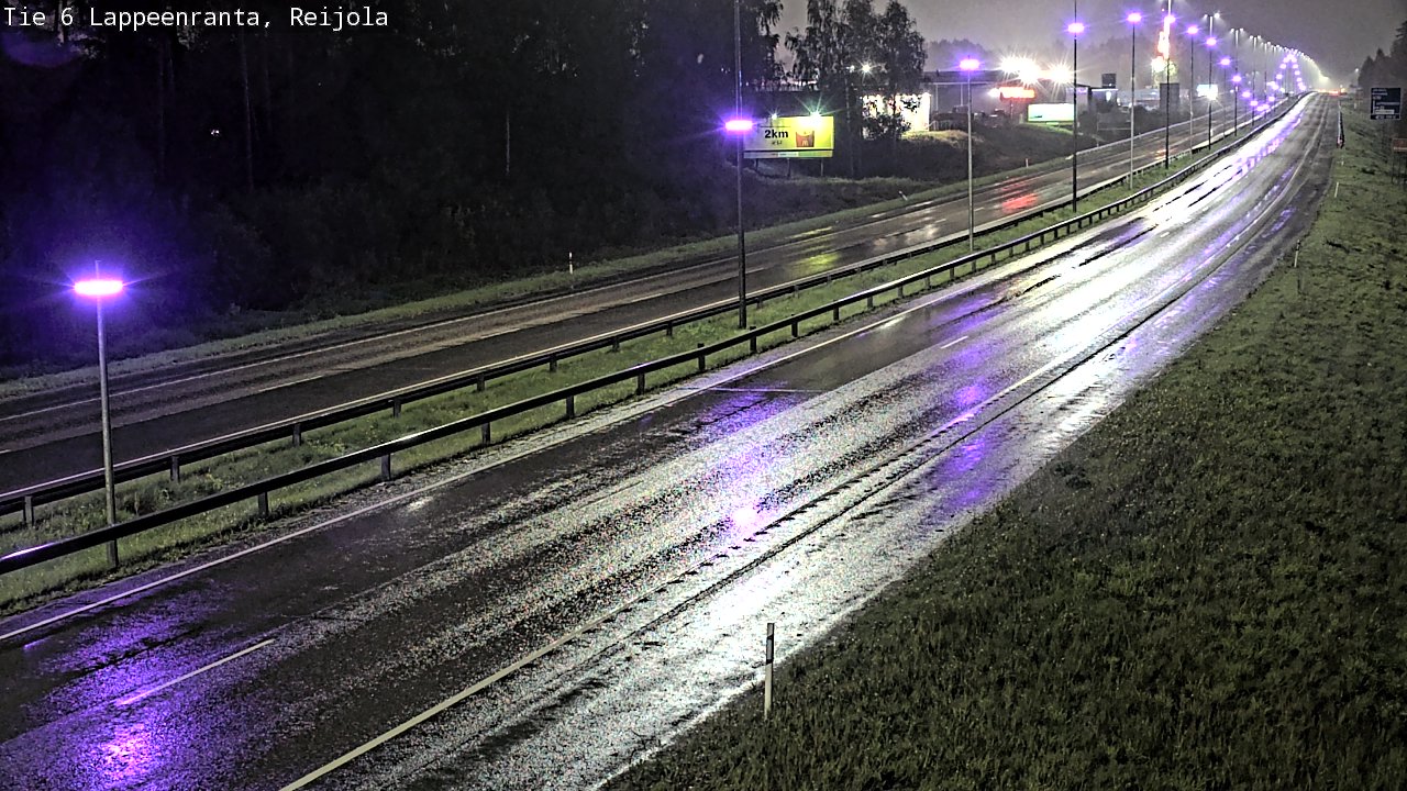 Weather Camera Image Road 6 Lappeenranta, Reijola, Lappeenranta, Etelä-Karjala