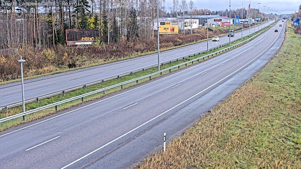 Kelikamerat Kuva Tie 6 Lappeenranta, Reijola, Lappeenranta, Etelä-Karjala