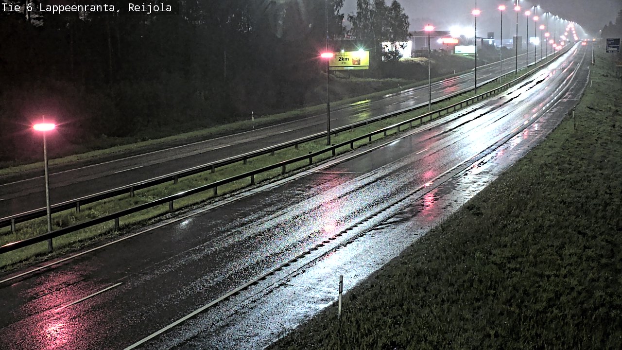 Weather Camera Image Road 6 Lappeenranta, Reijola, Lappeenranta, Etelä-Karjala