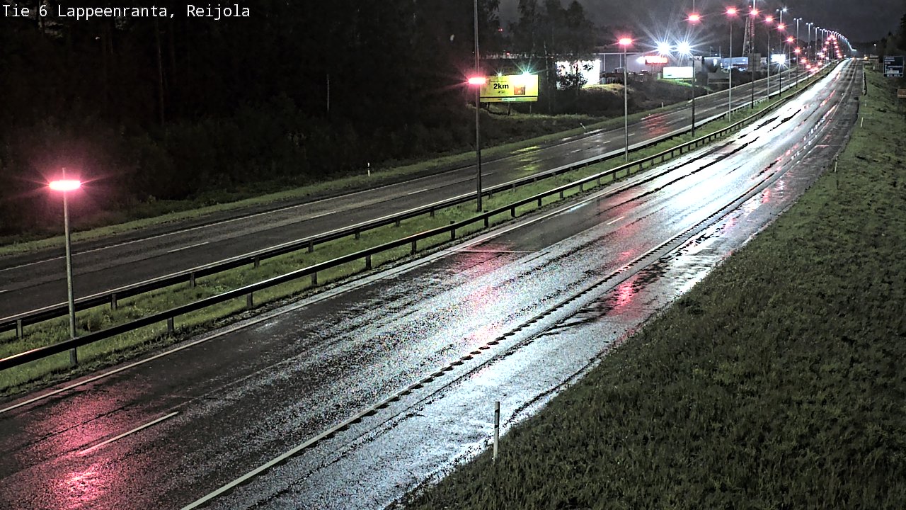 Weather Camera Image Road 6 Lappeenranta, Reijola, Lappeenranta, Etelä-Karjala
