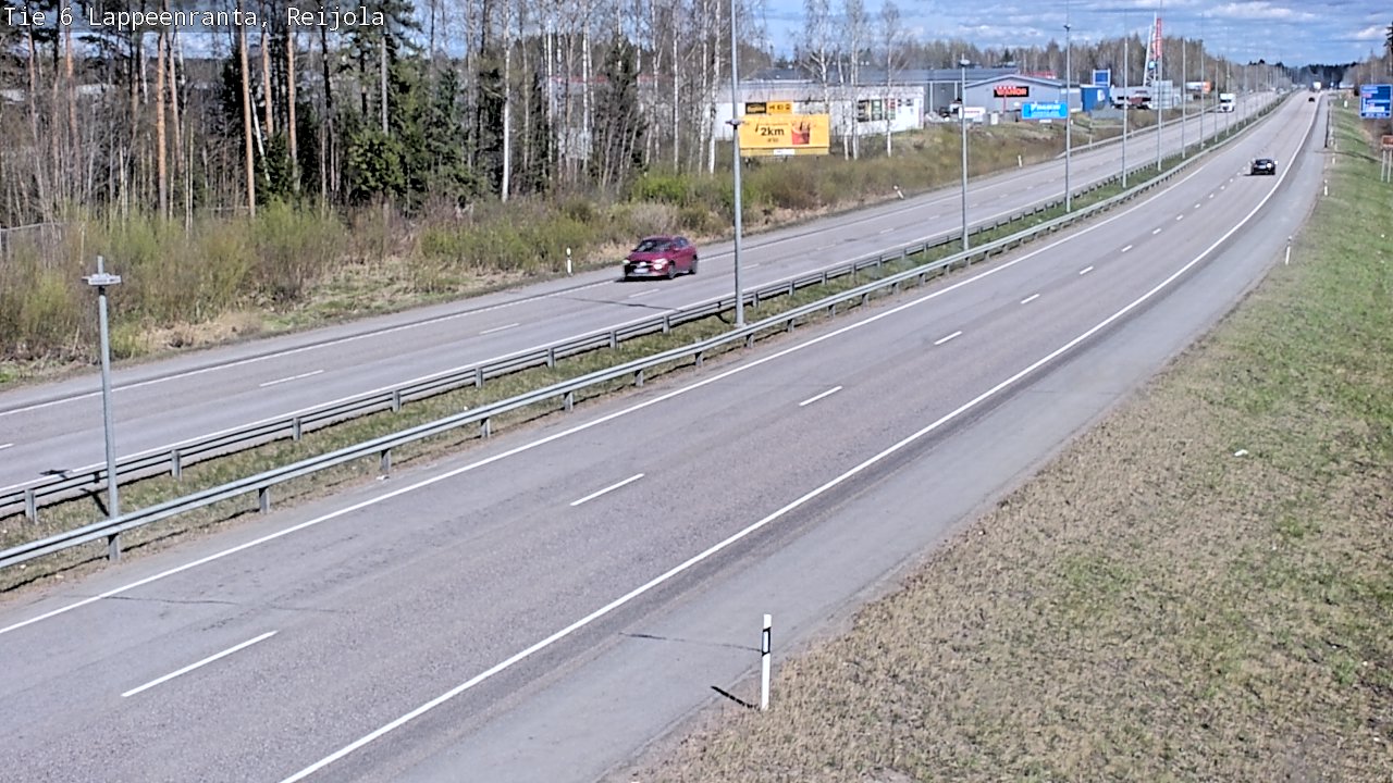 Kelikamerat Kuva Tie 6 Lappeenranta, Reijola, Lappeenranta, Etelä-Karjala
