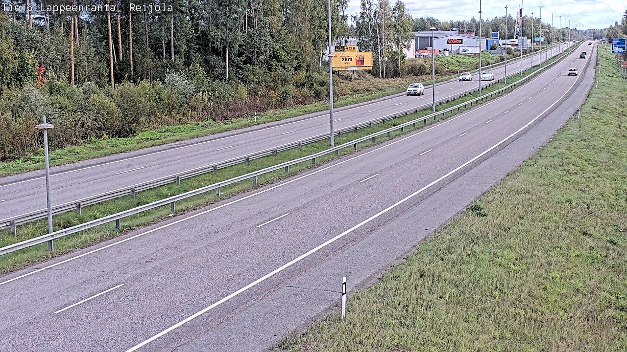 Kelikamerat Kuva Tie 6 Lappeenranta, Reijola, Lappeenranta, Etelä-Karjala