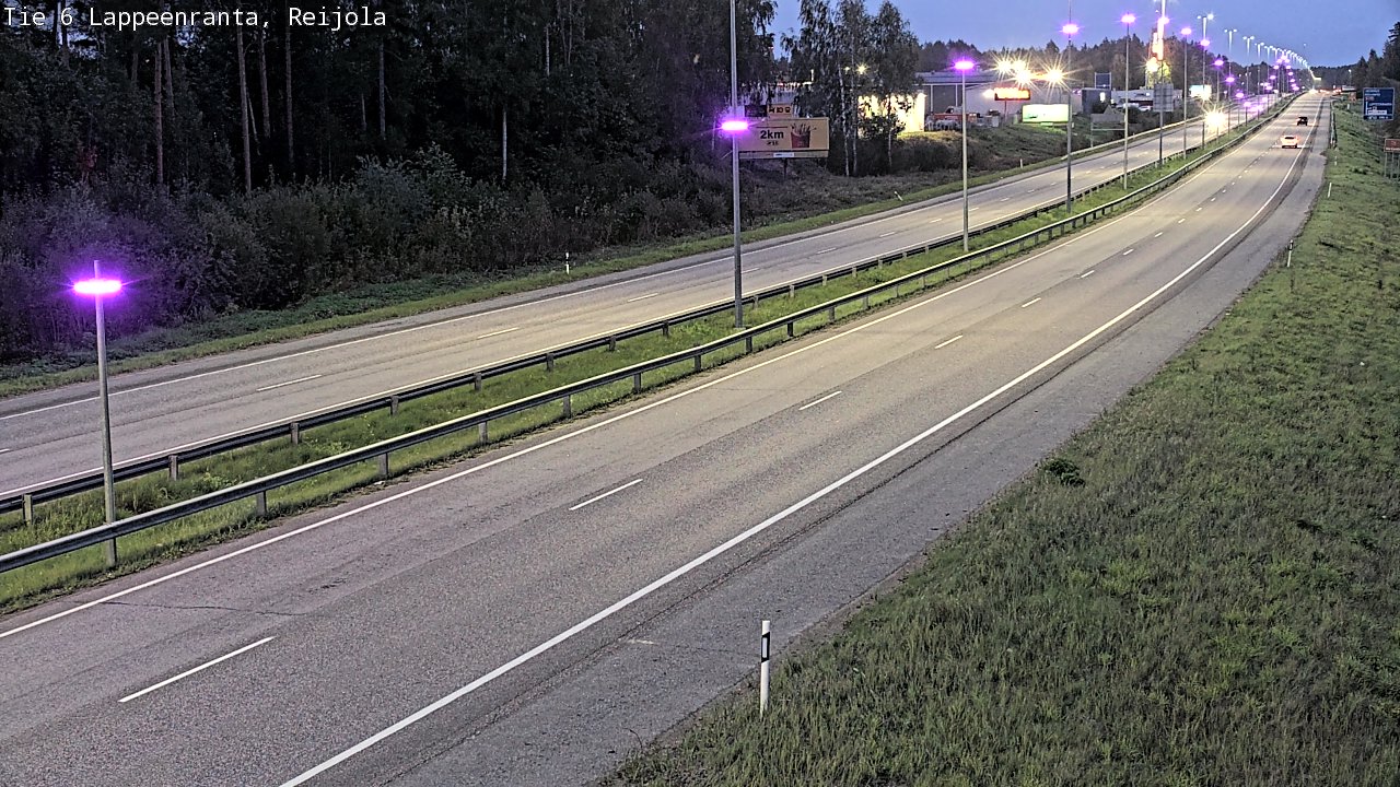 Weather Camera Image Road 6 Lappeenranta, Reijola, Lappeenranta, Etelä-Karjala